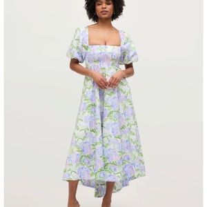 Hill House 
The Matilda Dress - Blue Hydrangea Cotton
Blue Hydrangea Cotton / XL